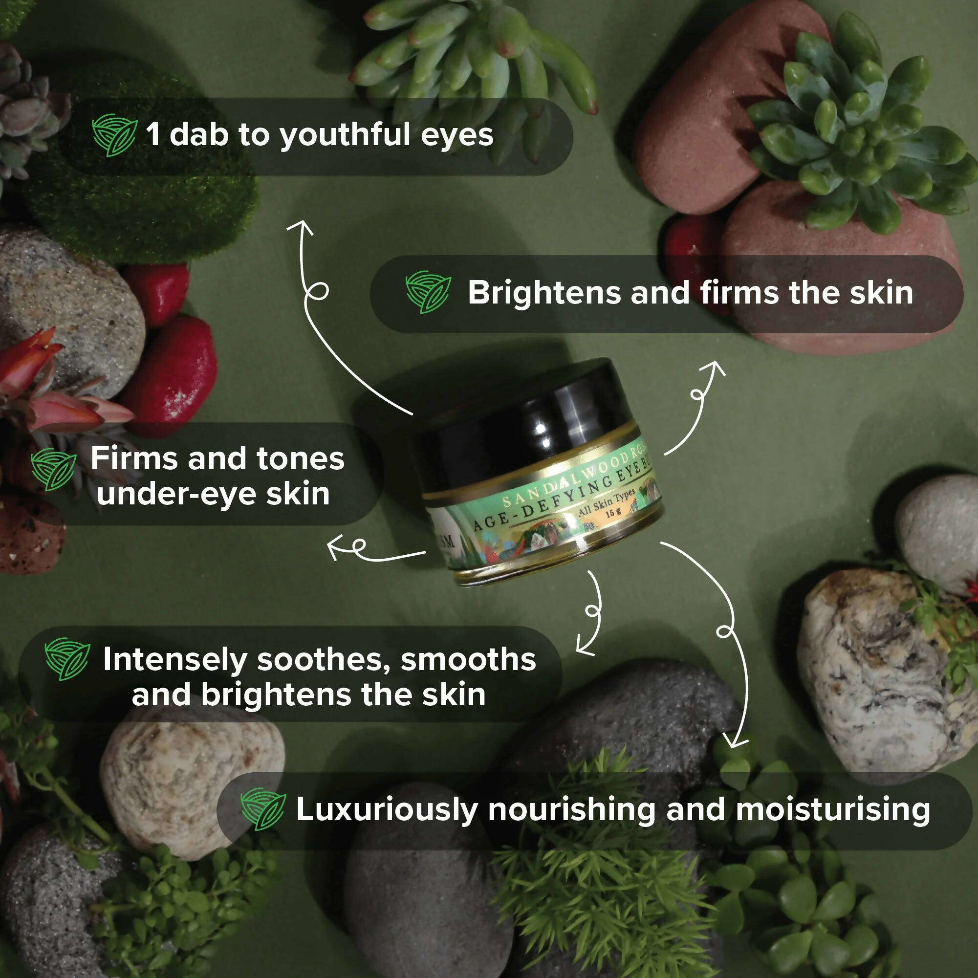 Purism Sandalwood Rose Age-Defying Eye Butter
