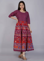 Vamika Multicolor Cotton Printed Party/Casual Wear Kurti (GAM21K)