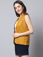 Even Apparels Multi Viscose Rayon Open Front Women's Waistcoat - Distacart