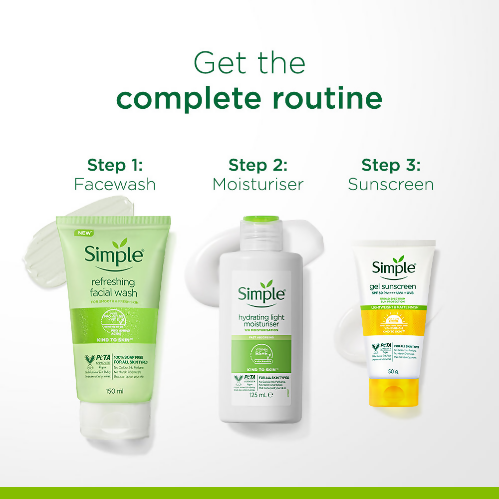 Simple Kind to Skin Gel Sunscreen SPF 50 PA++++