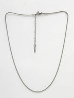 NVR Women's Set of 2 Silver & Gold Rhodium-Plated Minimal Chain