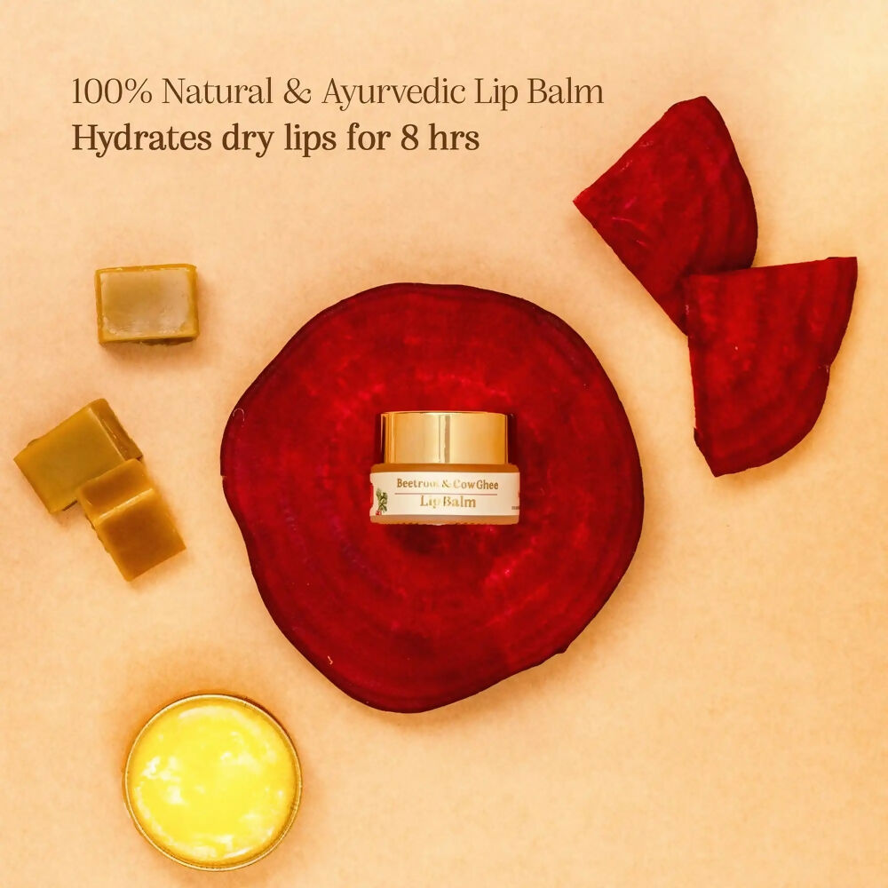 Chengavi Beetroot & Cow Ghee Lip Balm