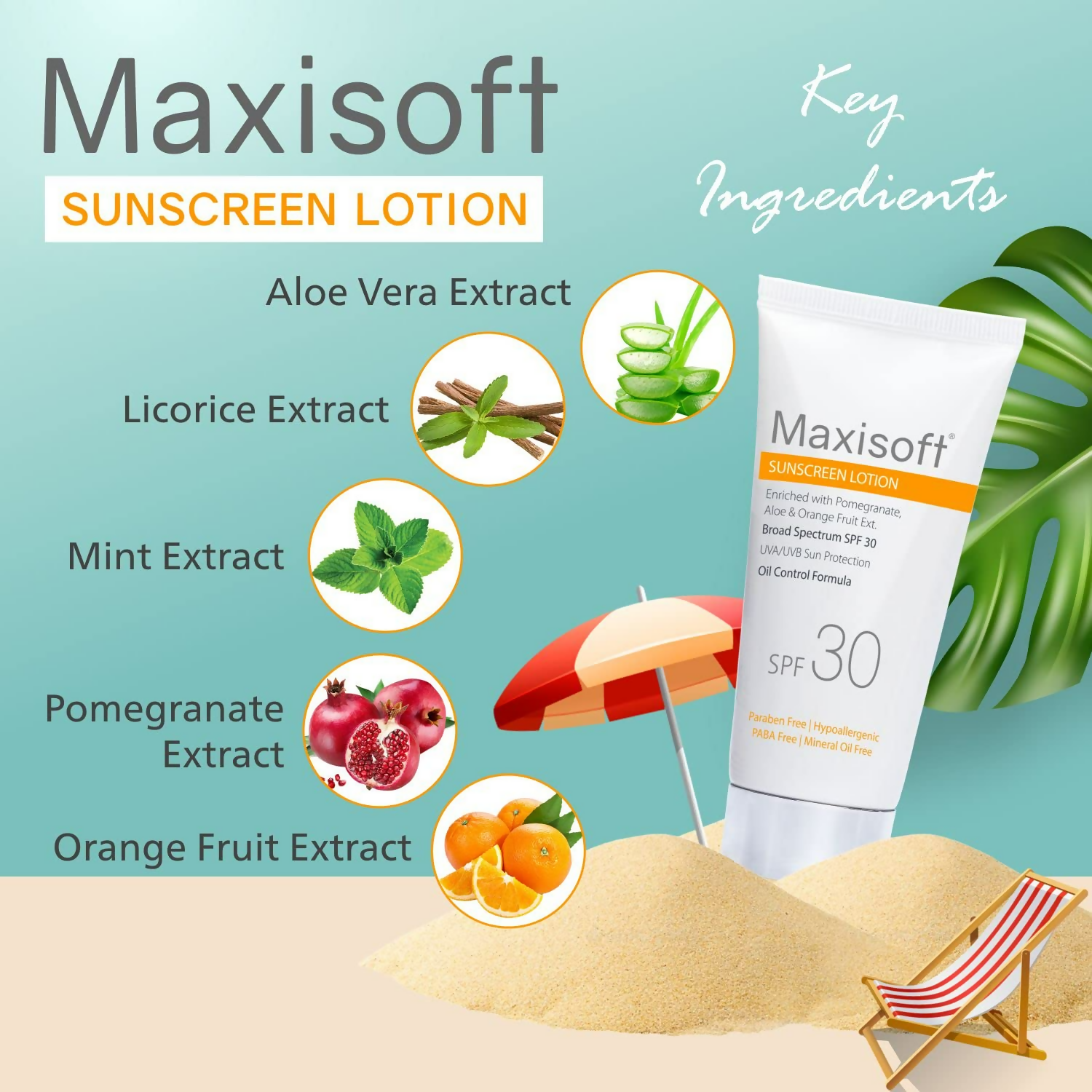 Maxisoft Sunscreen SPF 30 Lotion