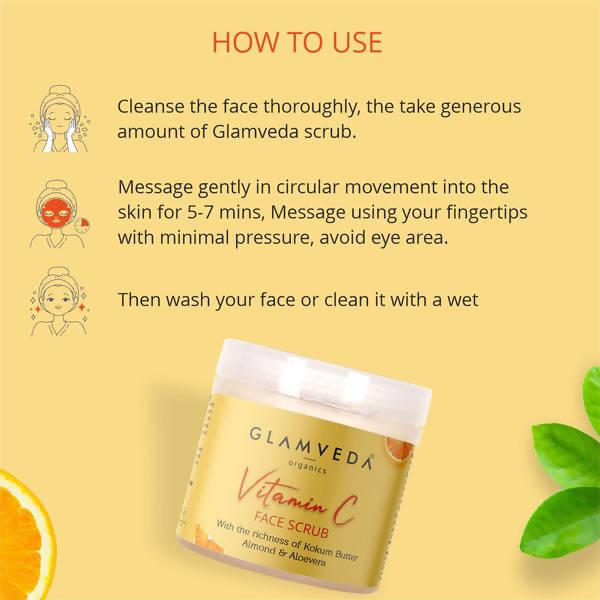 Glamveda Vitamin C Brightening & Lightening Scrub