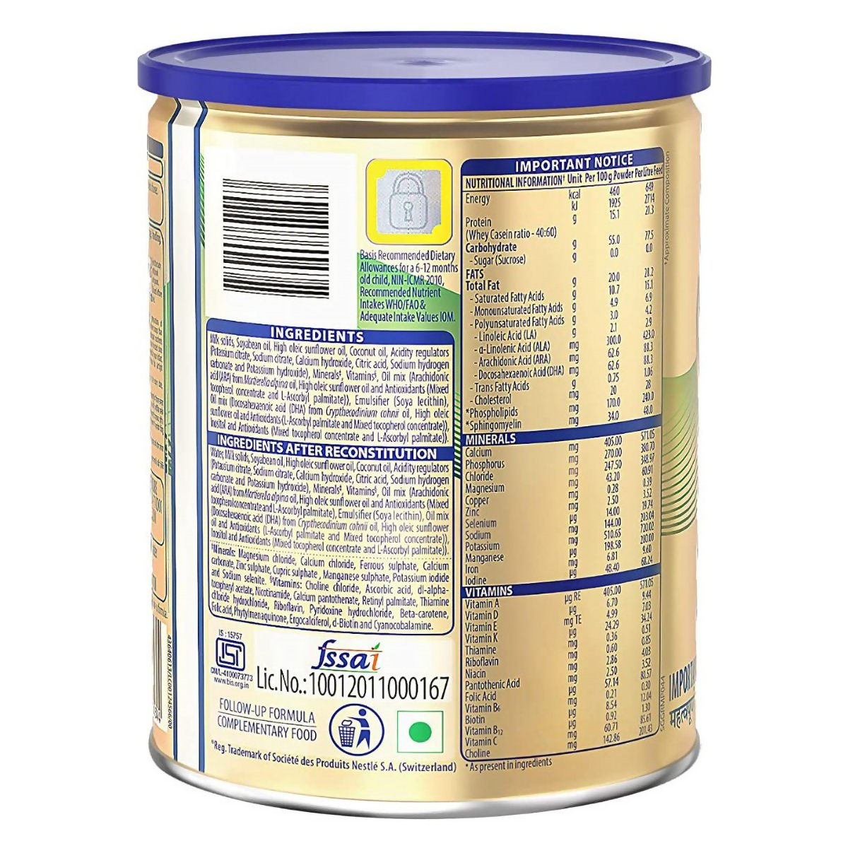 Nestle S-26 Gold Follow-Up Formula Stage 2 Powder (After 6 Months)
