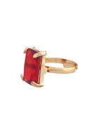 VOJ Women Gold Color stainless steel Ring - Distacart
