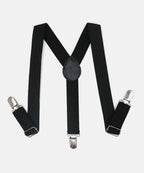 Manet Boys Solid Suspenders - Black