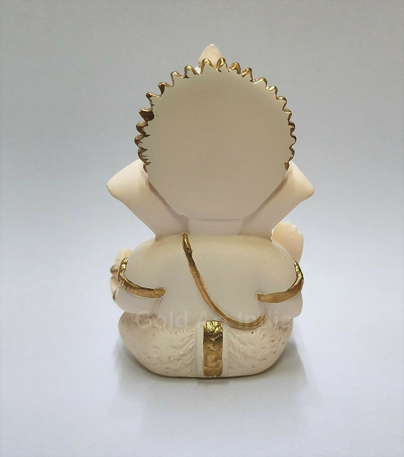 Gold Art India Peach Ivory Finish Ganesha Idol