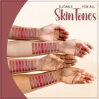 Baked Beauty Liquid Matte Lipstick Nude Palette (Set of 9)