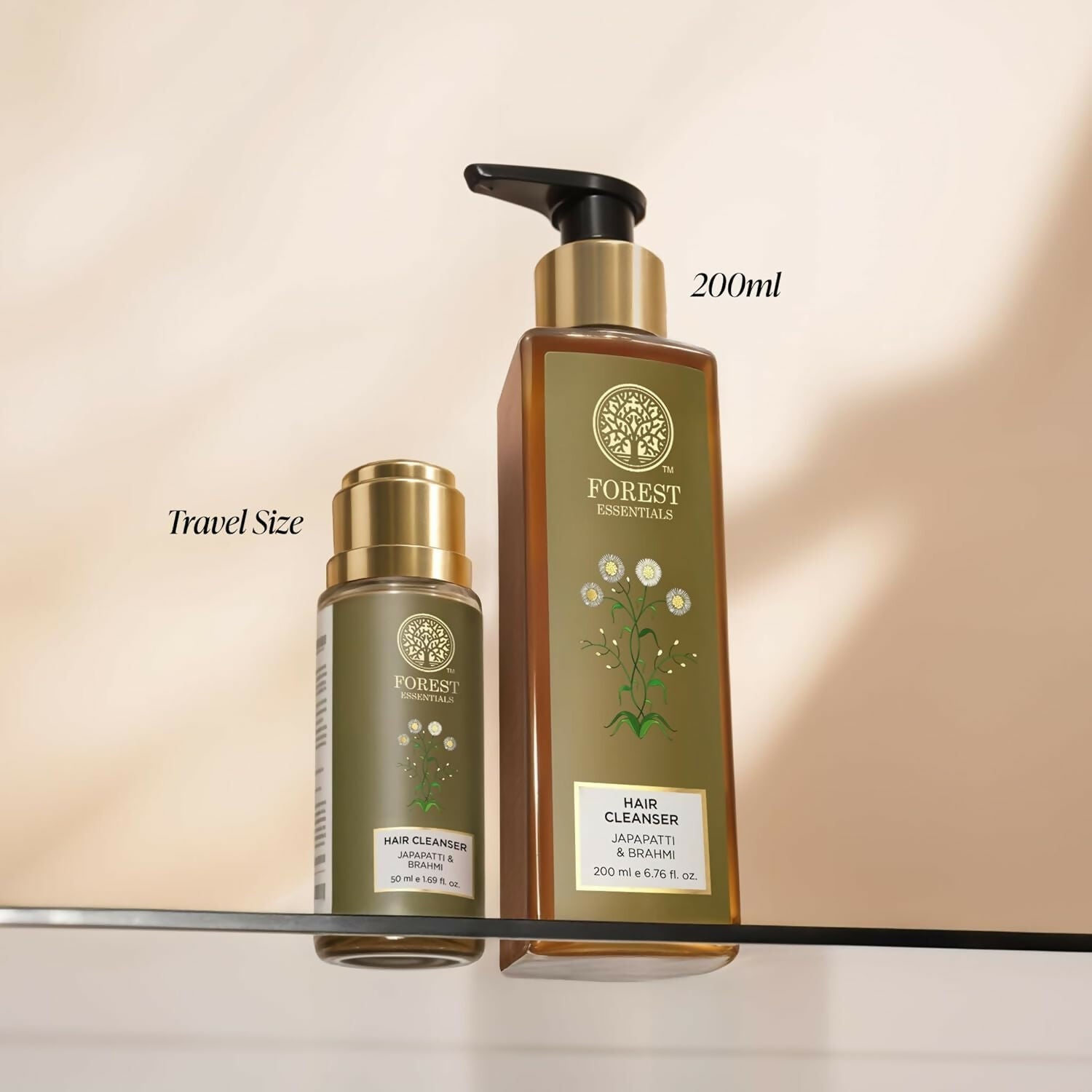 Forest Essentials Hair Shampoo Cleanser Japapatti & Brahmi