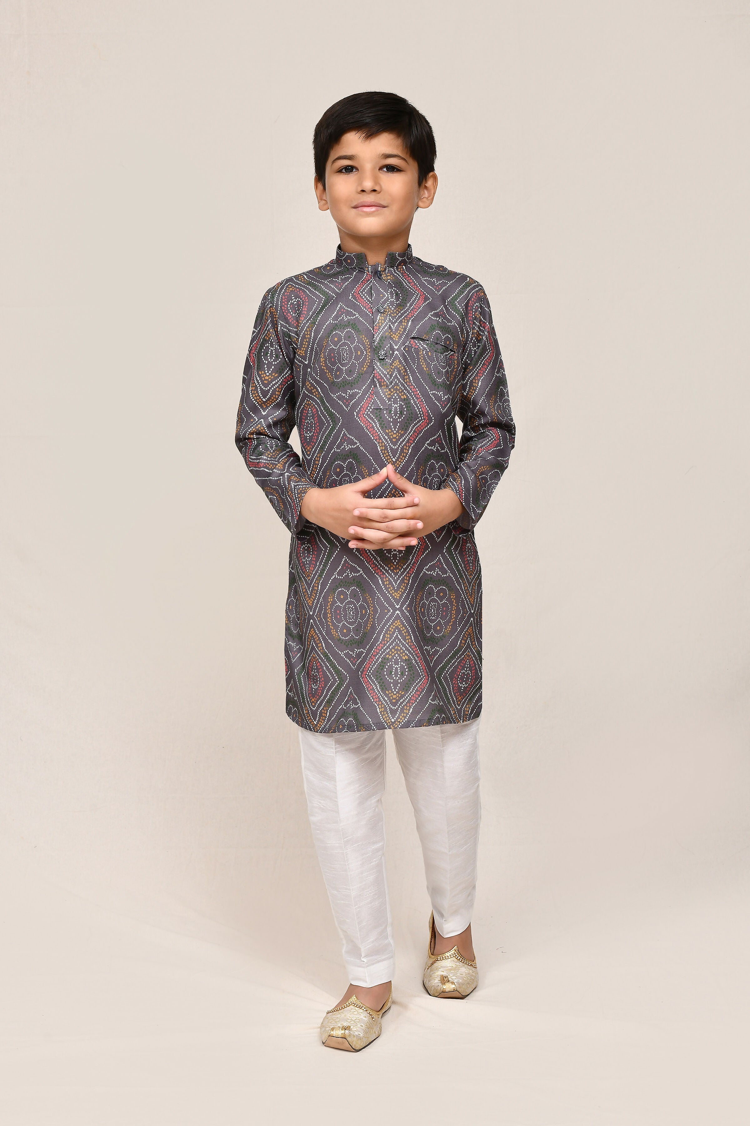 Joban Fashion Linen Cotton red Kurta With Straight Fit Pant