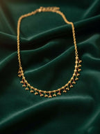 NVR Women Gold Plated Multicolour Minimal chain - Distacart