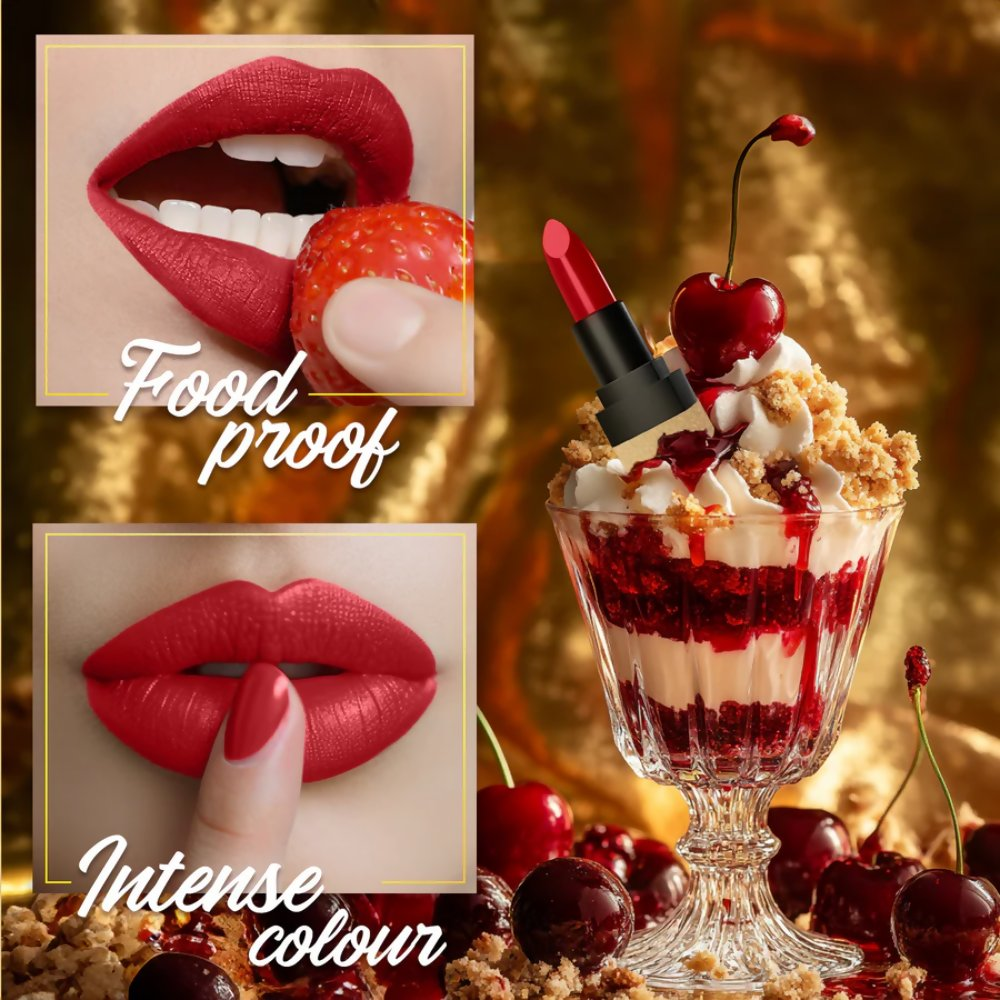 Faces Canada Comfy Matte Velvet Touch Lipstick - Cherry Pie 02