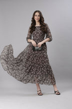 Souchii Printed Maxi Dress