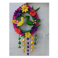Shuddh Natural Hand Made Palm Leaf Double Parrot Wreath - Distacart