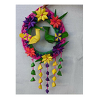 Shuddh Natural Hand Made Palm Leaf Double Parrot Wreath - Distacart