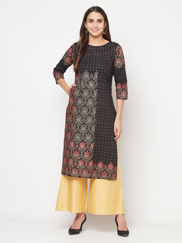 Aniyah Rayon Flared Slip-On Golden-Beige Palazzo