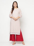 Aniyah Maroon Color Rayon Flared Slip-On Palazzo