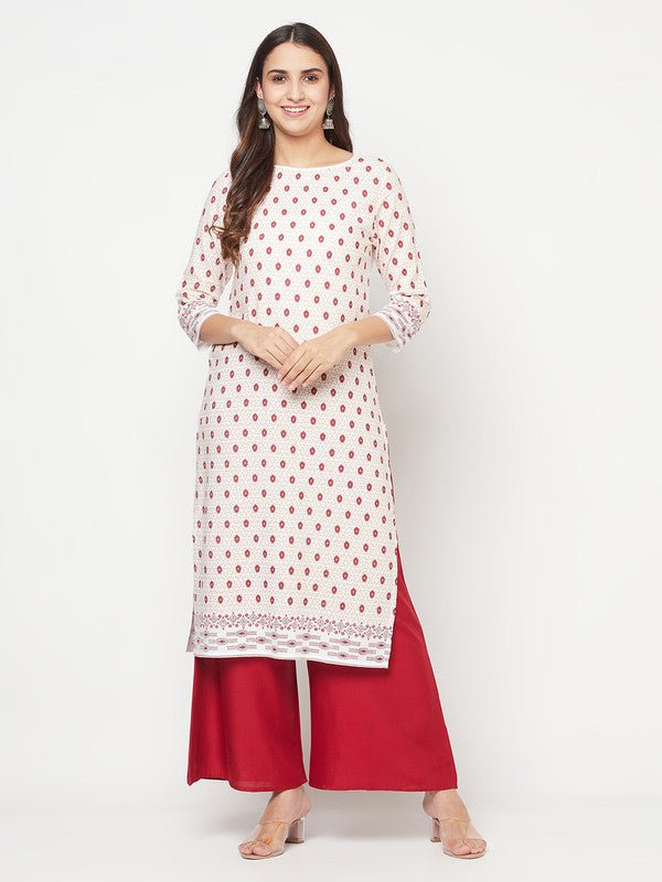 Aniyah Maroon Color Rayon Flared Slip-On Palazzo