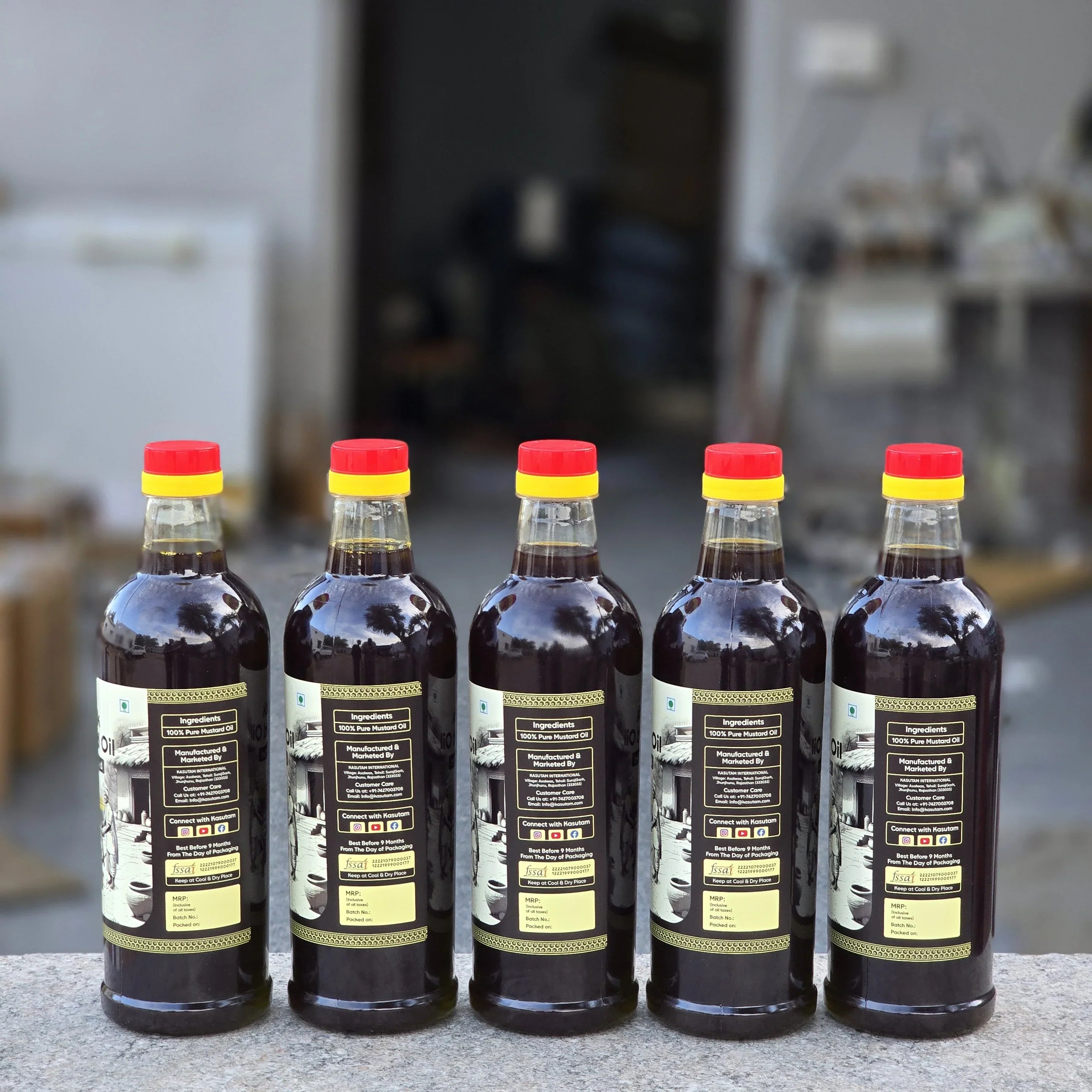 Kasutam Cold Pressed Black Mustard Oil - Distacart