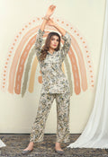 Monjolika Fashion White Color Printed Rayon Designer Co Ord Set - Distacart