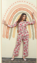 Monjolika Fashion Pink Color Printed Rayon Designer Co Ord Set - Distacart