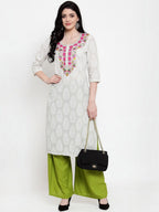TAG 7 Women Pack Of 2 Green & Maroon Solid Flared Palazzos