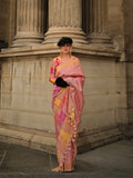 Monjolika Fashion Peach Soft Silk Ceremonial Designer Saree - Distacart