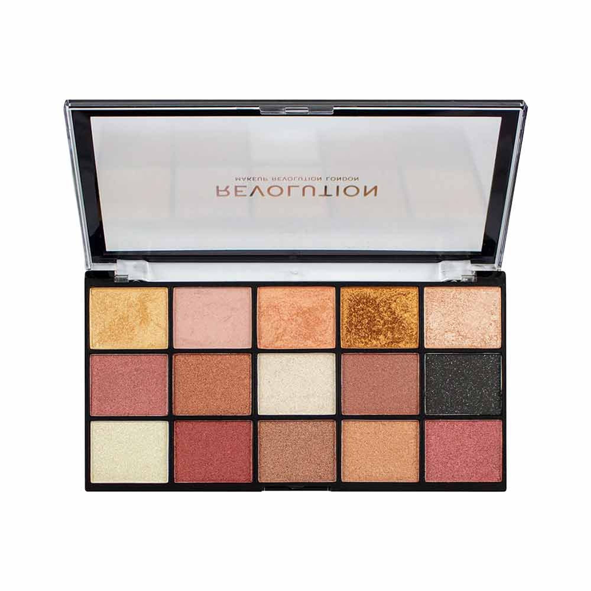 Makeup Revolution Reloaded Eyeshadow Palette-15 Smooth & Rich Shade-High Pay Off Formula - Affection