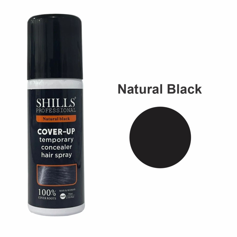 Shills Professional Touch-Up Hair Spray-Black