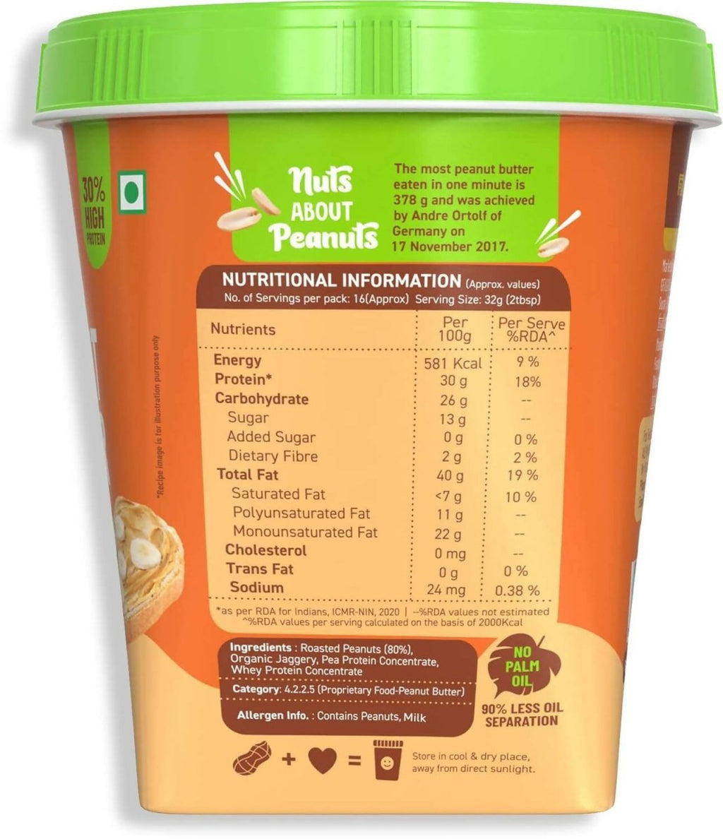 Alpino High Protein Jaggery Peanut Butter Smooth