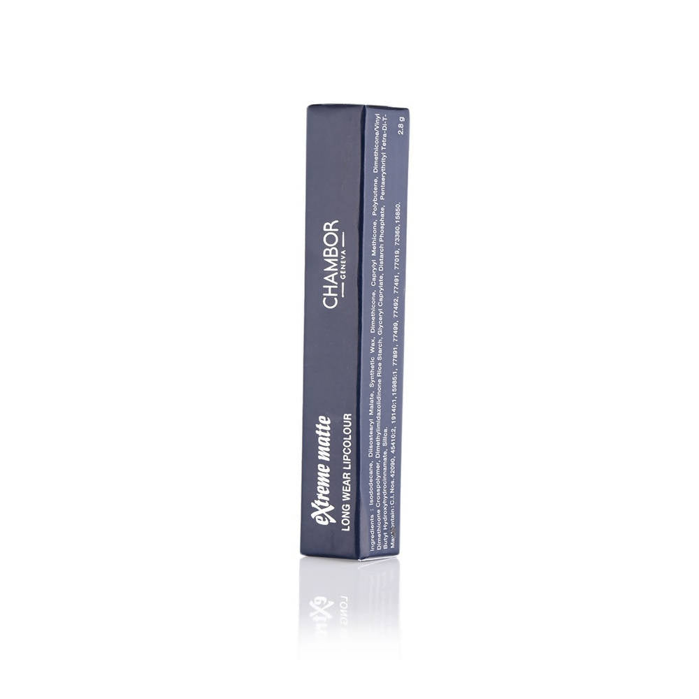 Chambor Fiery Red 03 Extreme Matte Long Wear Lip Colour