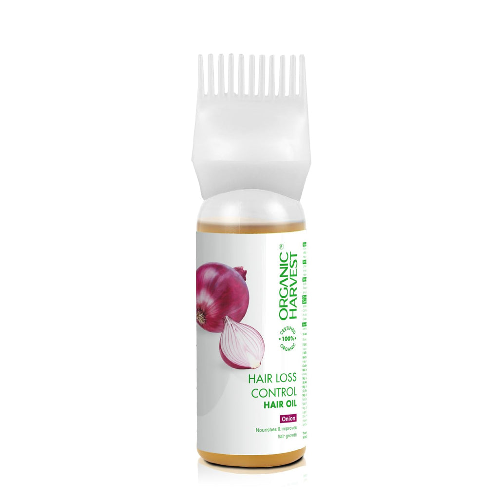 Organic Harvest Organic Hair Loss Control Hair Oil With organic Onion Oil
