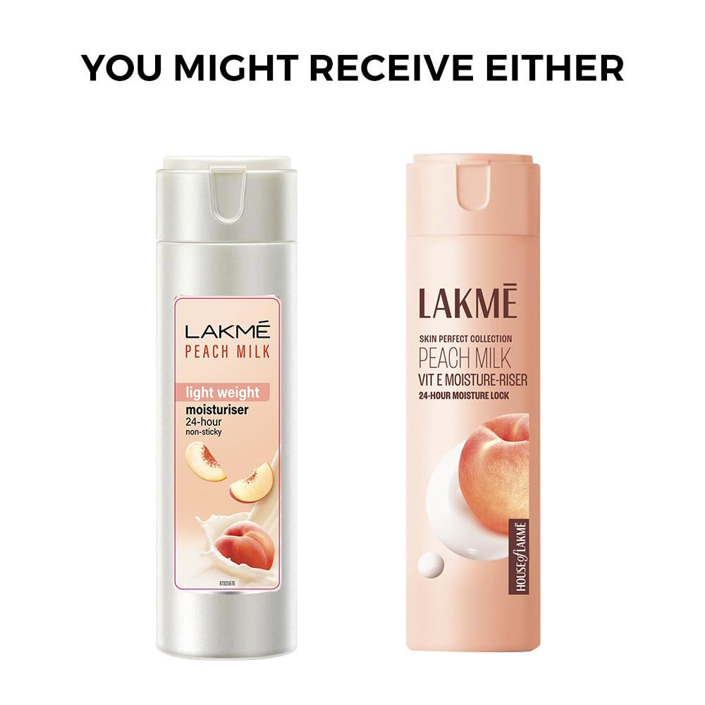 Lakmé Peach Milk Moisturizer Body Lotion - Distacart