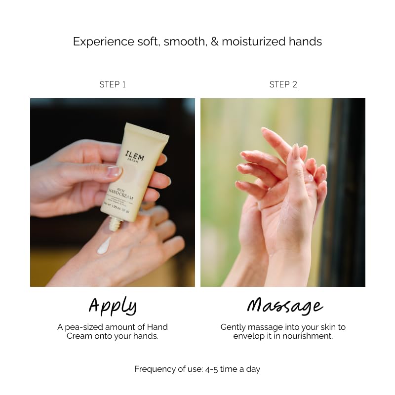 ILEM JAPAN Rich Hand Cream For Men & Women