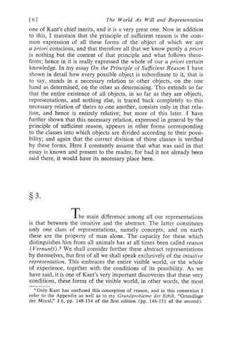 The World as Will and Representation, Vol. 1