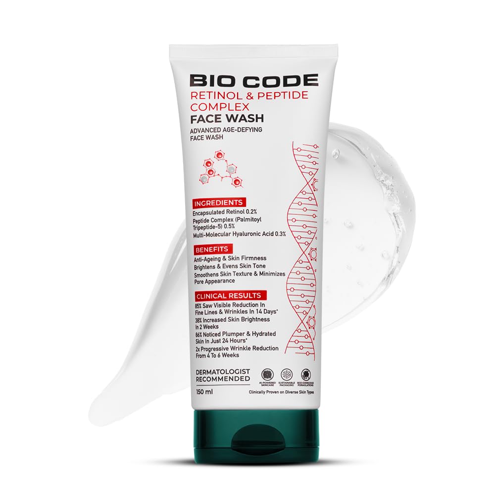 Bio Code Encapsulated Retinol & Peptide Complex Face Wash
