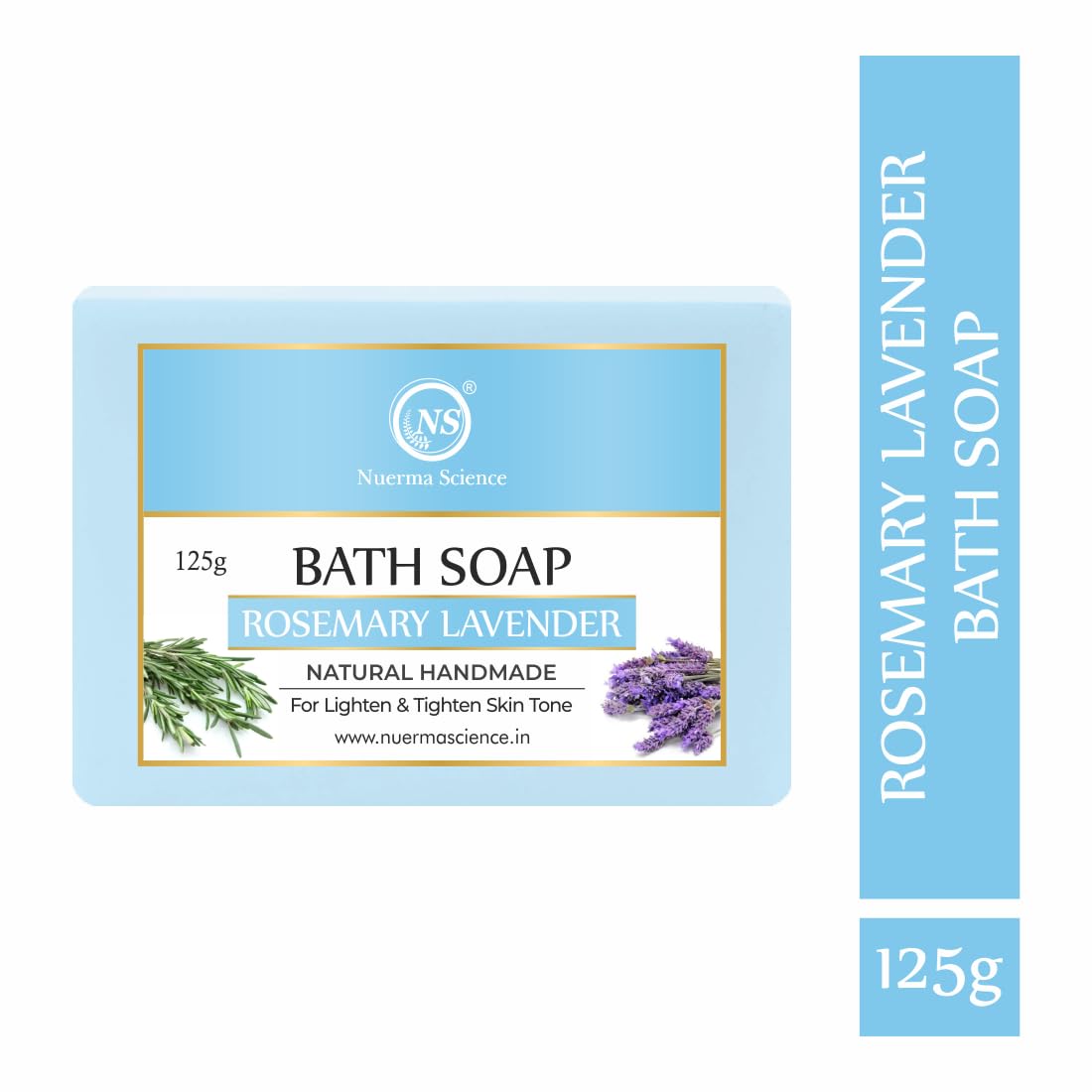Nuerma Science Rosemary Lavender Bath Soap | for Lighten & Tighten Skin Tone - Distacart