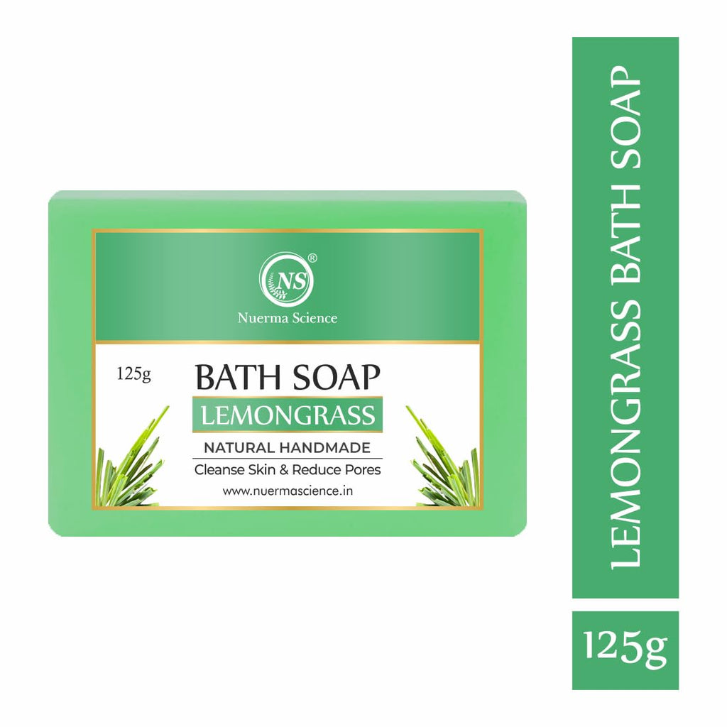 Nuerma Science Lemongrass Bath Soap | Cleanse Skin & Reduce Pores - Distacart