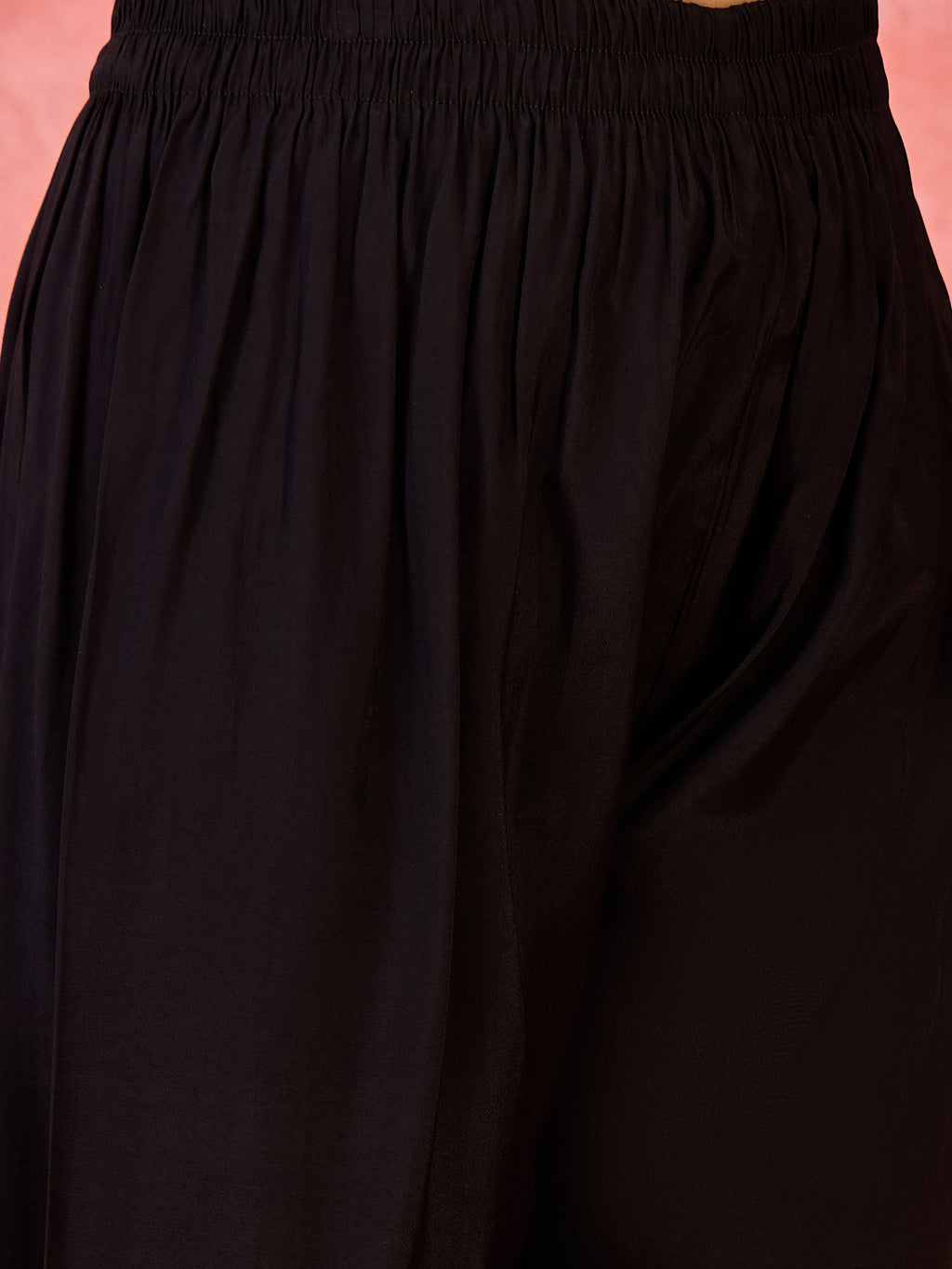 Joban Fashion Black Silk Embroidery Readymade Kurta Set - Distacart