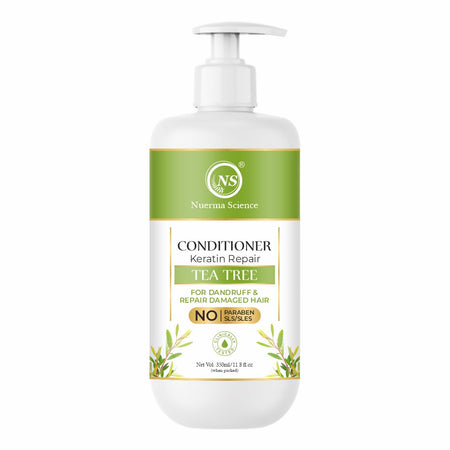 Nuerma Science Keratin Repair Tea Tree Hair Conditioner for Dandruff & Repair Damaged Hair