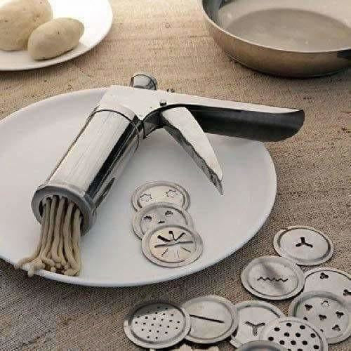 Stainless Steel Kitchen Press Maker with 12 Pieces - Distacart