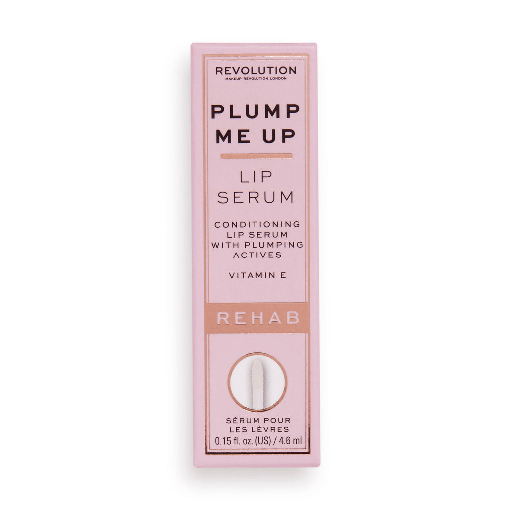 Makeup Revolution Rehab Plump Me Up Lip Serum Pink Glaze - Distacart