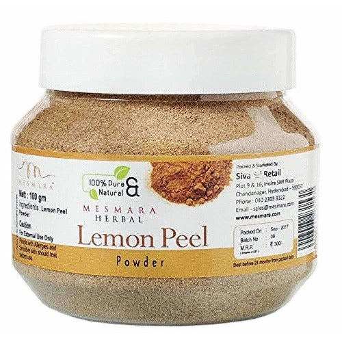 Mesmara Herbal Lemon peel powder 100g - Distacart