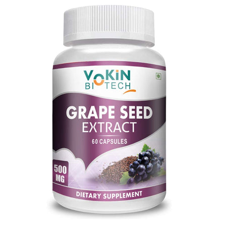 Vokin Biotech Grapes Seed Extract Support Immune System and Antioxidant Supplement 95% Polyphenols