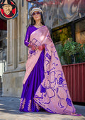 Monjolika Fashion Baby Pink Colour Satin Silk Printed Lightwear Saree For Women - Distacart