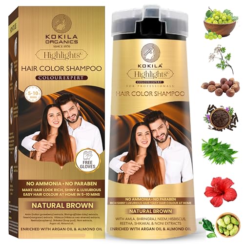 Kokila Shampoo For Men & Women, No Ammonia, No Paraben - Distacart