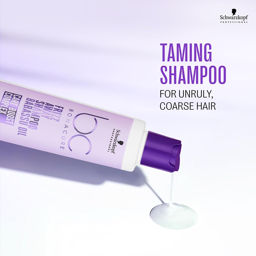 Schwarzkopf Professional Bonacure Frizz Away Shampoo With Babassu Oil
