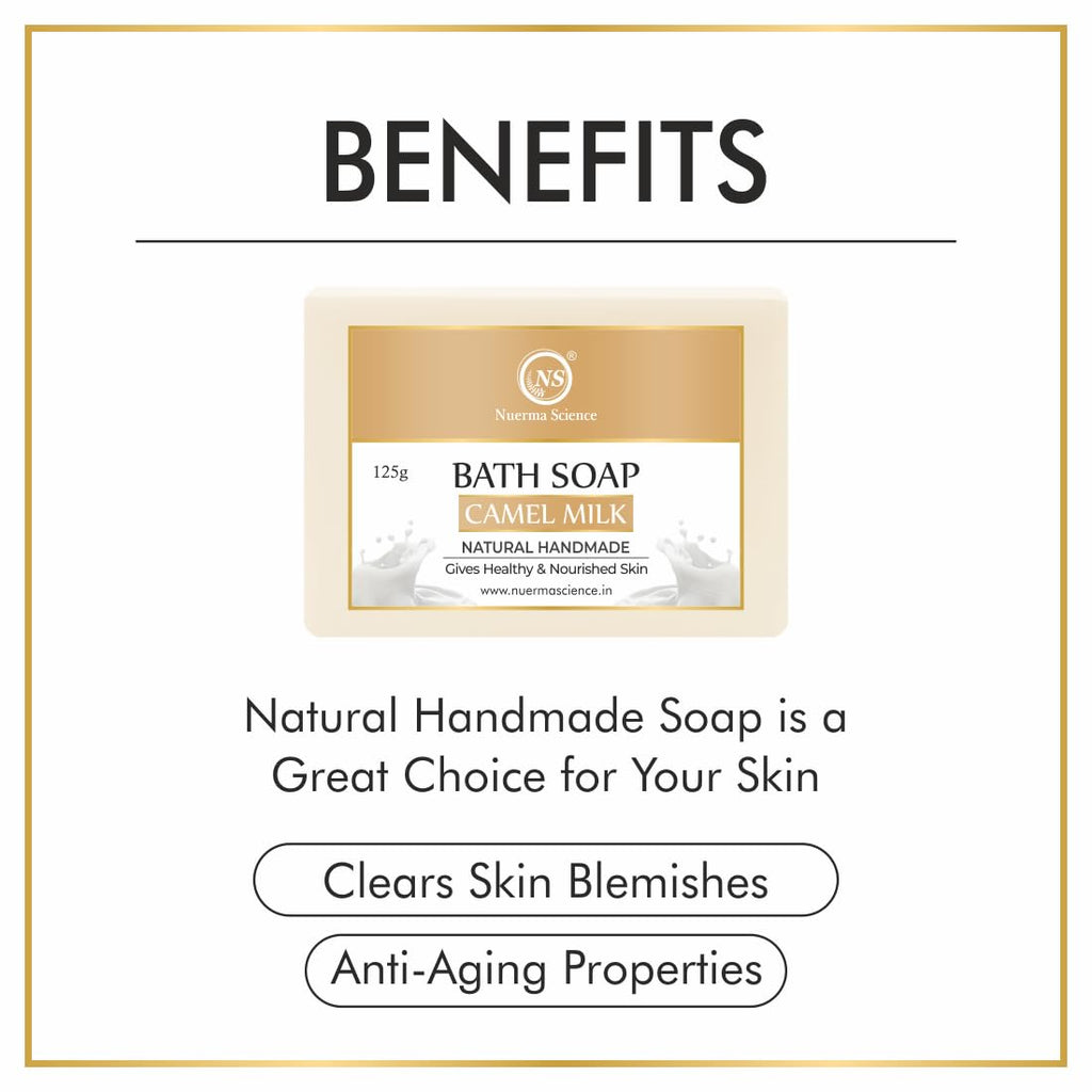 Nuerma Science Camel Milk Bath Soap | Gives Healthy & Moisturized Skin - Distacart