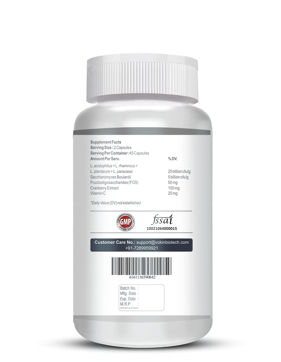 Vokin Biotech Probiotics 50 Billion CFU Multi Capsules